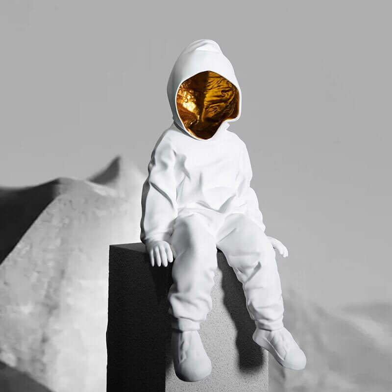 Astronaut Direct from Space in Kitchen Statue-MinimalisticDecor.com