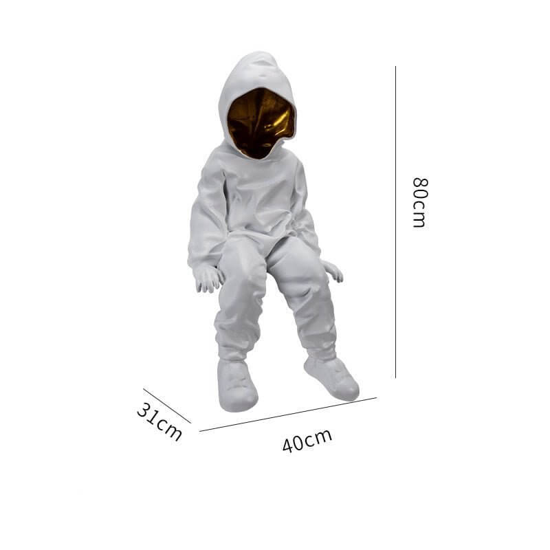 Astronaut Direct from Space in Kitchen Statue-MinimalisticDecor.com