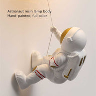 Astronaut on Moon Wall Lamp - Kids Room Lighting-MinimalisticDecor.com
