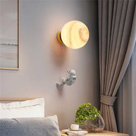 Astronaut on Moon Wall Lamp - Kids Room Lighting-MinimalisticDecor.com