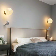 Astronaut on Moon Wall Lamp - Kids Room Lighting-MinimalisticDecor.com
