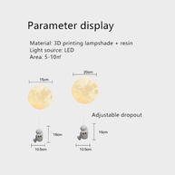 Astronaut on Moon Wall Lamp - Kids Room Lighting-MinimalisticDecor.com