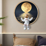 Astronaut on Moon Wall Light: Illuminate with Space-MinimalisticDecor.com