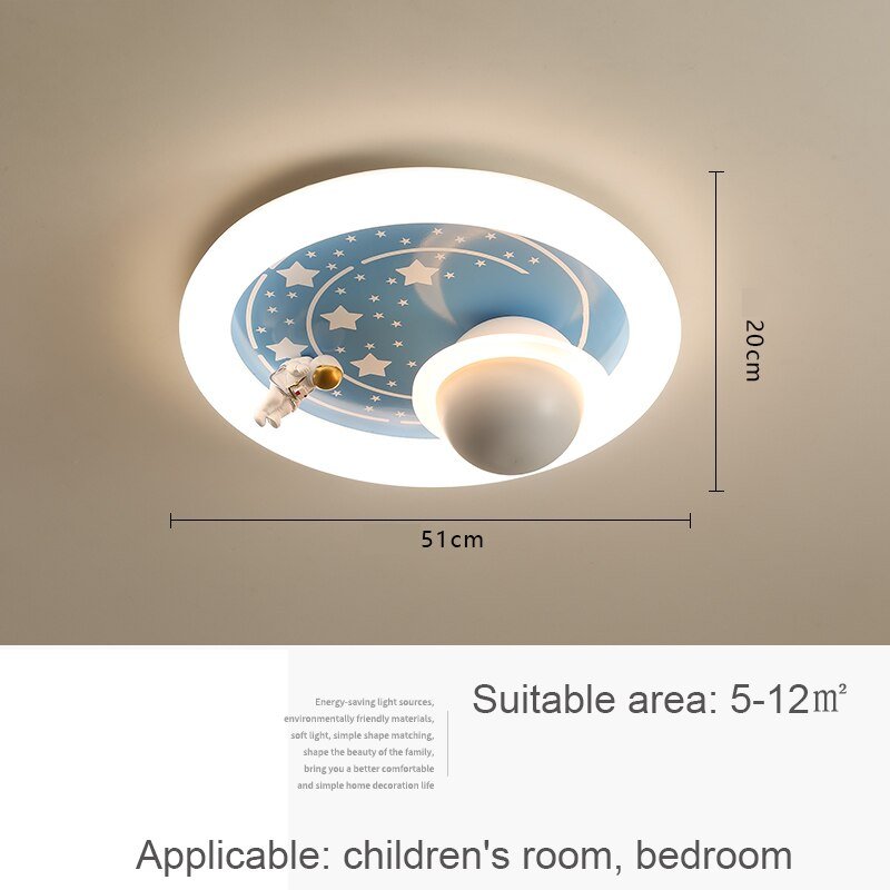 Astronaut Space Ceiling Light Kids Room-MinimalisticDecor.com