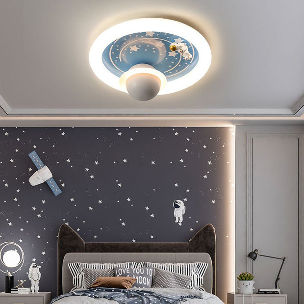 Astronaut Space Ceiling Light Kids Room-MinimalisticDecor.com