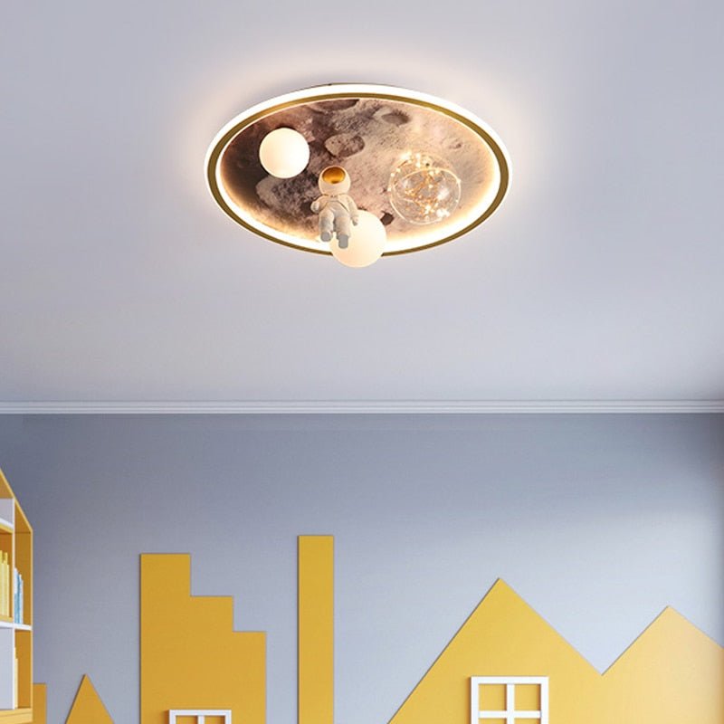 Astronauts Led Lights Chandelier Kids Room-MinimalisticDecor.com