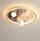 Astronauts Led Lights Chandelier Kids Room-MinimalisticDecor.com