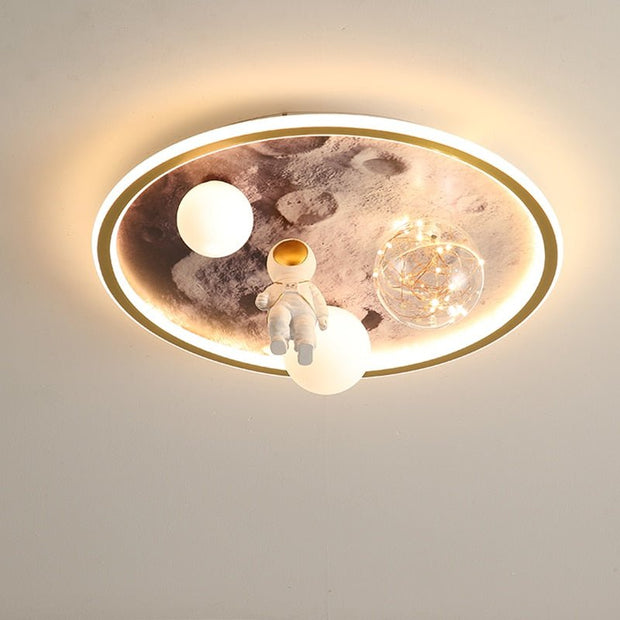 Astronauts Led Lights Chandelier Kids Room-MinimalisticDecor.com