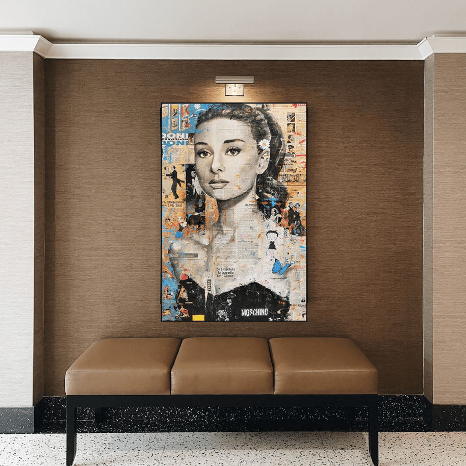 Audrey Hepburn Canvas Wall Art: Elevate Your Space-MinimalisticDecor.com