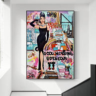 Audrey Hepburn Canvas Wall Art: Exquisite Decor-MinimalisticDecor.com