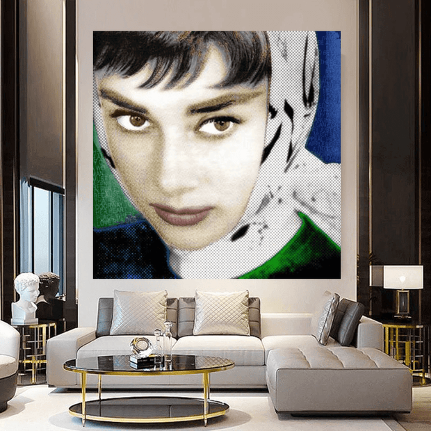 Audrey Hepburn Canvas Wall Art - Exquisite Home Decor-MinimalisticDecor.com