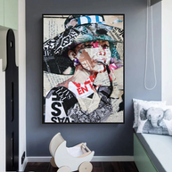 Audrey Hepburn Canvas Wall Art: Timeless Decor-MinimalisticDecor.com