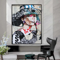 Audrey Hepburn Canvas Wall Art: Timeless Decor-MinimalisticDecor.com