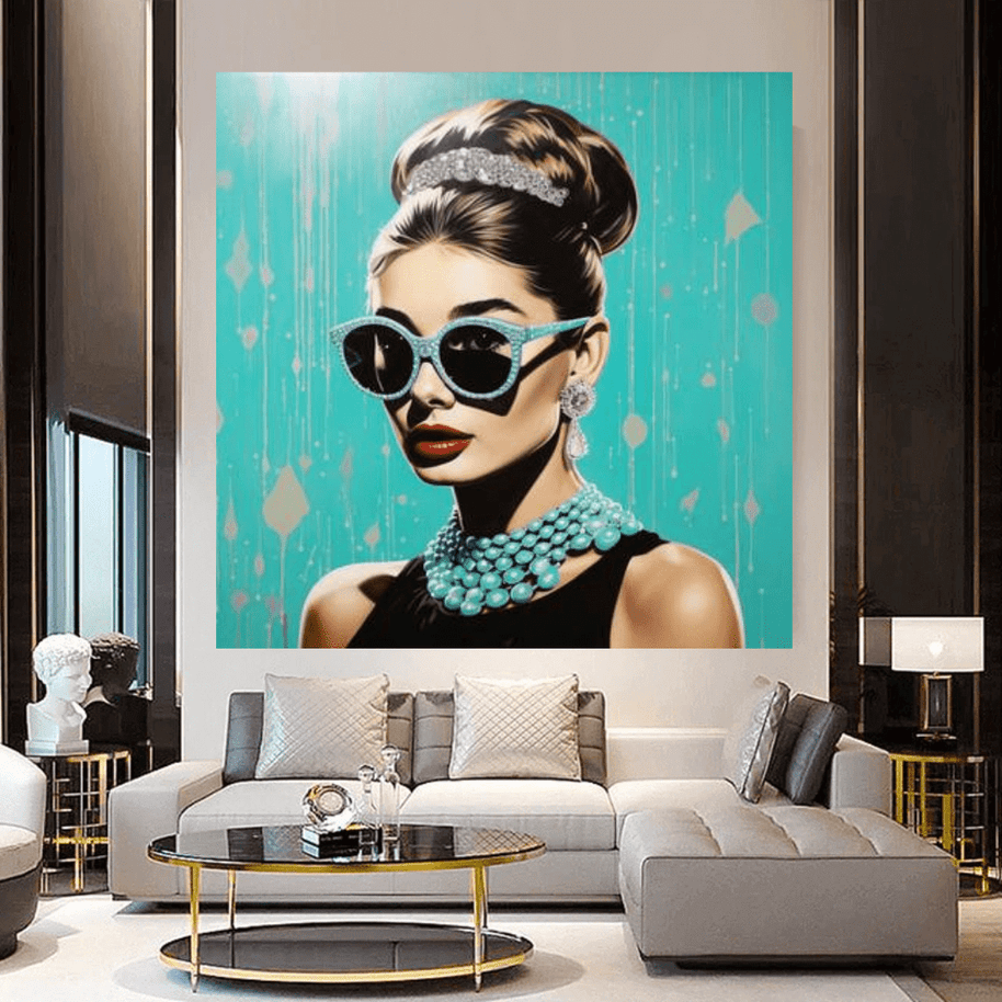 Audrey Hepburn Wall Art - Exquisite Home Decor-MinimalisticDecor.com