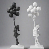Banksy Flying Balloons Girl Figure-MinimalisticDecor.com