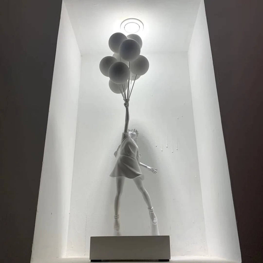 Banksy Flying Balloons Girl Figure-MinimalisticDecor.com