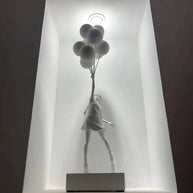 Banksy Flying Balloons Girl Figure-MinimalisticDecor.com