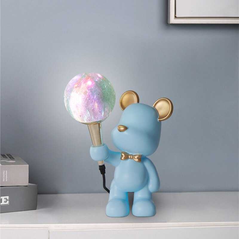 Bear Bedside Lamp for Kids Room-MinimalisticDecor.com