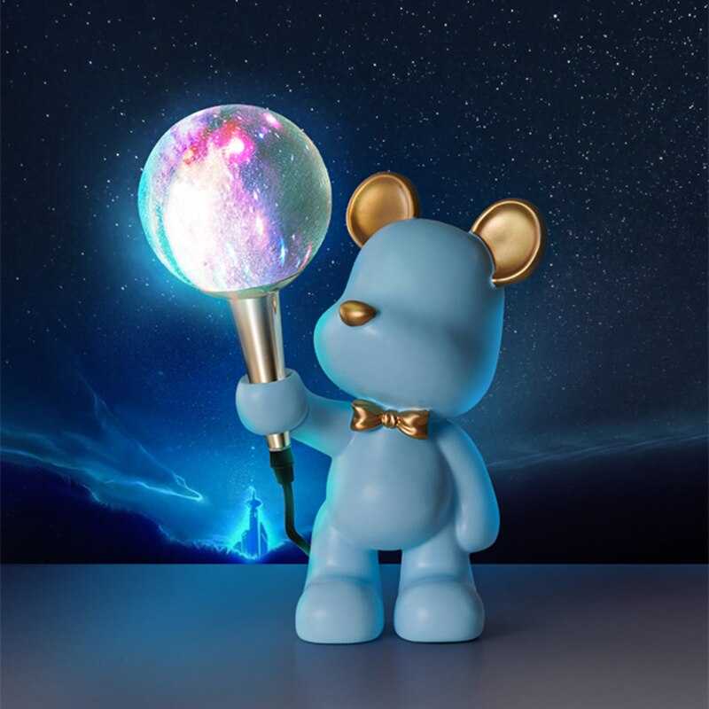 Bear Bedside Lamp for Kids Room-MinimalisticDecor.com