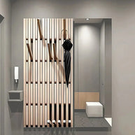 Beech Wood Piano Wall Hanging Coats Organiser-MinimalisticDecor.com