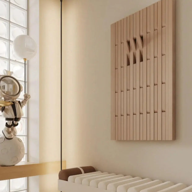 Beech Wood Piano Wall Hanging Coats Organiser-MinimalisticDecor.com
