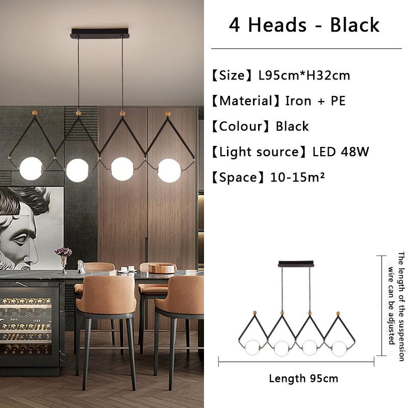 Black and Gold Globe LED - Glass Balls Hanging Light-MinimalisticDecor.com