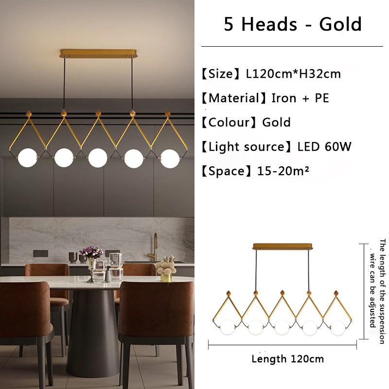 Black and Gold Globe LED - Glass Balls Hanging Light-MinimalisticDecor.com