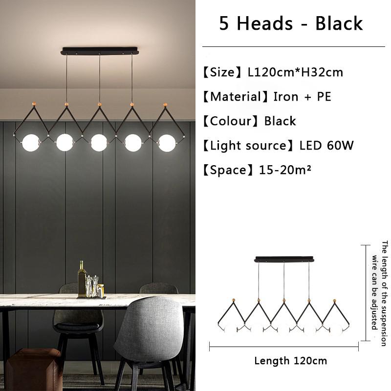 Black and Gold Globe LED - Glass Balls Hanging Light-MinimalisticDecor.com