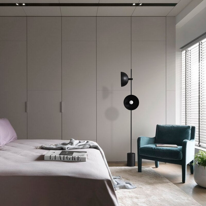 Black Heavy Standing Lamp: Durable Design and Elegant Style-MinimalisticDecor.com