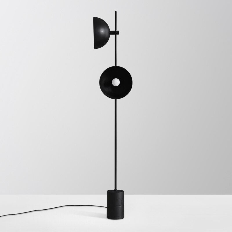 Black Heavy Standing Lamp: Durable Design and Elegant Style-MinimalisticDecor.com