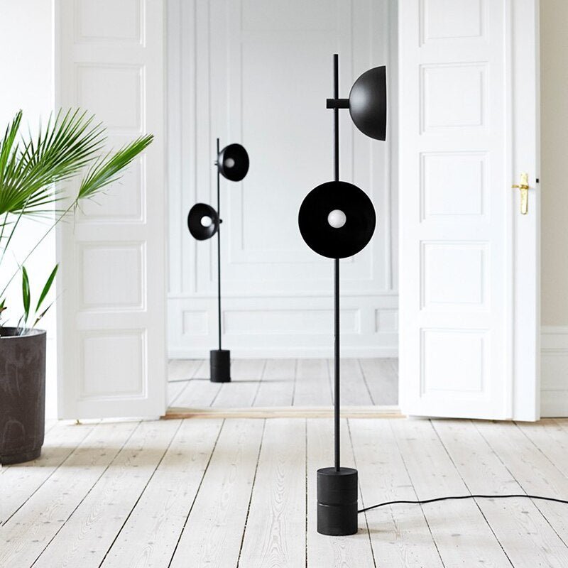 Black Heavy Standing Lamp: Durable Design and Elegant Style-MinimalisticDecor.com