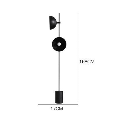 Black Heavy Standing Lamp: Durable Design and Elegant Style-MinimalisticDecor.com