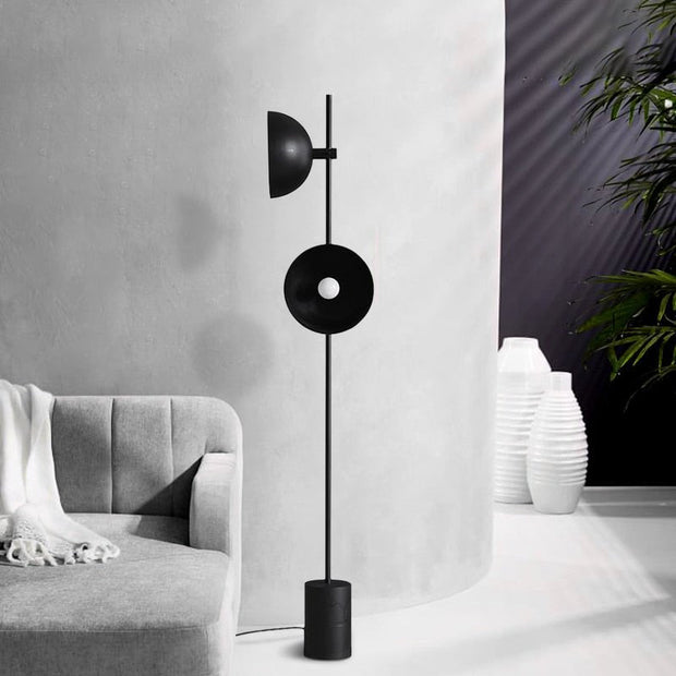 Black Heavy Standing Lamp: Durable Design and Elegant Style-MinimalisticDecor.com