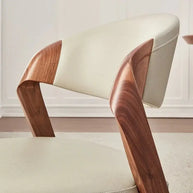 Black Walnut Solid Wood Dining Chair-MinimalisticDecor.com