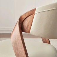 Black Walnut Solid Wood Dining Chair-MinimalisticDecor.com