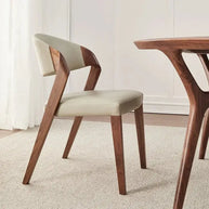 Black Walnut Solid Wood Dining Chair-MinimalisticDecor.com