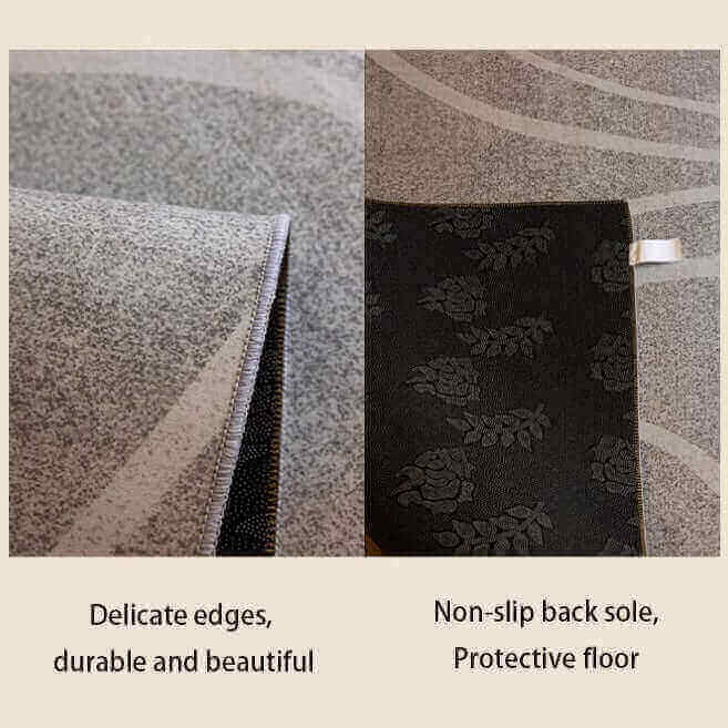 Black & White Mesh Diagonal Net Rug: Modern Sophistication-MinimalisticDecor.com