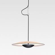Black Wood Grain LED Pendant Light for Dining Room, Kitchen Decor-MinimalisticDecor.com