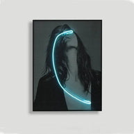 Blindness Girl Neon Wall Art – A Striking Blend of Art and Light-MinimalisticDecor.com