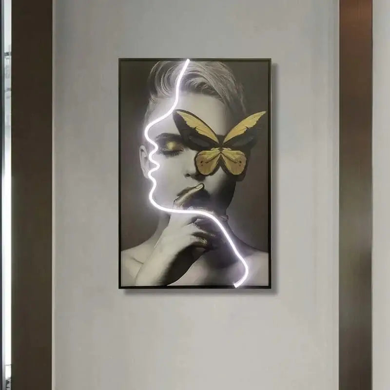 Blindness Model Neon Wall Art – A Modern Fusion of Art and Light-MinimalisticDecor.com