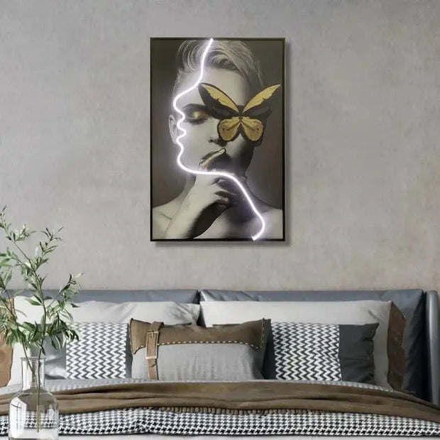 Blindness Model Neon Wall Art – A Modern Fusion of Art and Light-MinimalisticDecor.com