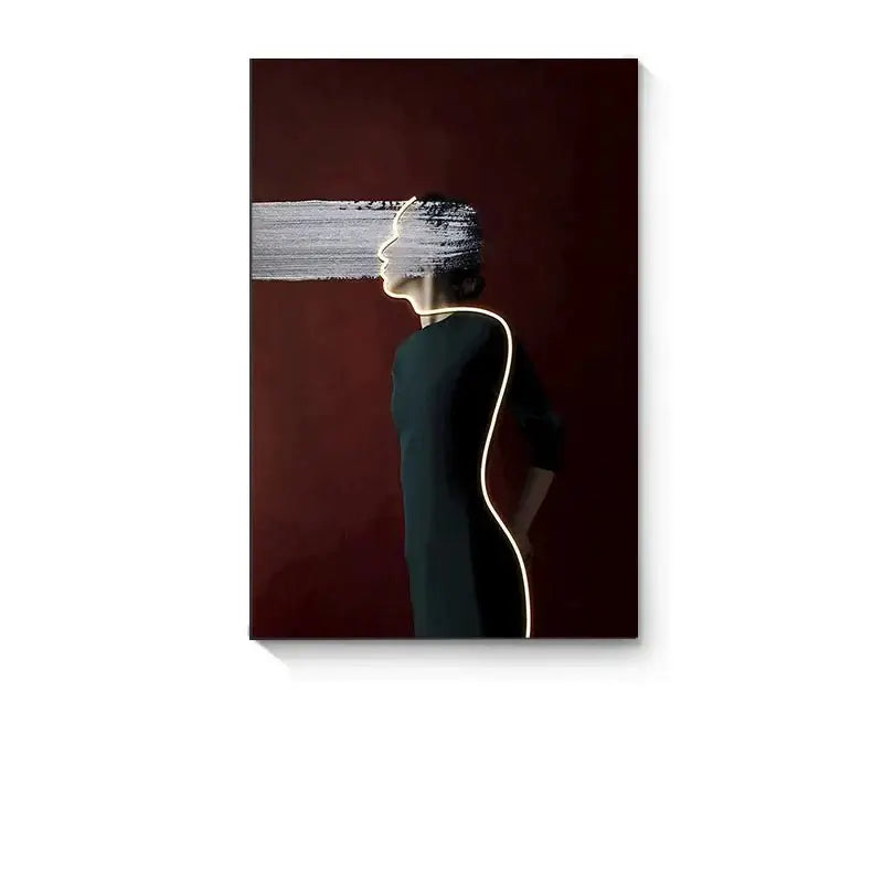 Bohemian Figure Porch LED Wall Art-MinimalisticDecor.com