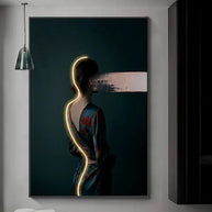 Bohemian Figure Porch LED Wall Art-MinimalisticDecor.com
