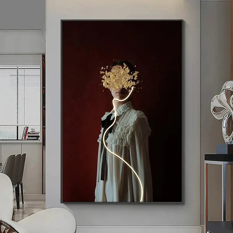 Bohemian Figure Porch LED Wall Art-MinimalisticDecor.com