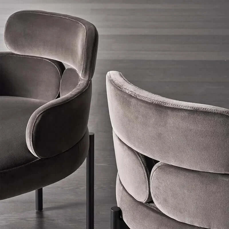 Boucle Minimalist Modern Dining Chair-MinimalisticDecor.com