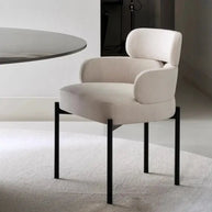 Boucle Minimalist Modern Dining Chair-MinimalisticDecor.com