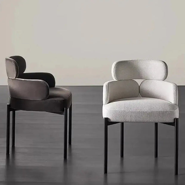 Boucle Minimalist Modern Dining Chair-MinimalisticDecor.com
