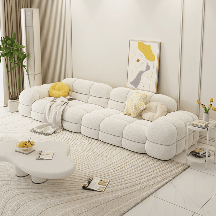 Bubble Puff Italian Sofa – Ultra-Comfortable Modern Lounge Seating-MinimalisticDecor.com