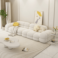 Bubble Puff Italian Sofa – Ultra-Comfortable Modern Lounge Seating-MinimalisticDecor.com