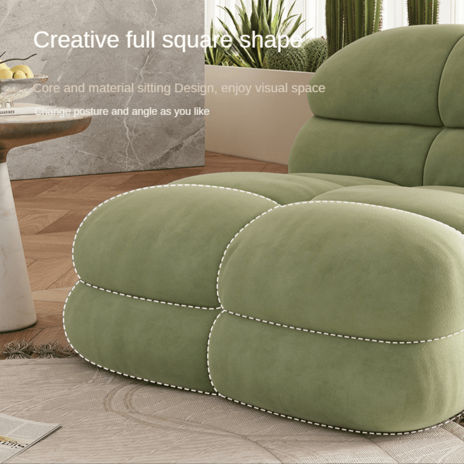 Bubble Puff Italian Sofa – Ultra-Comfortable Modern Lounge Seating-MinimalisticDecor.com